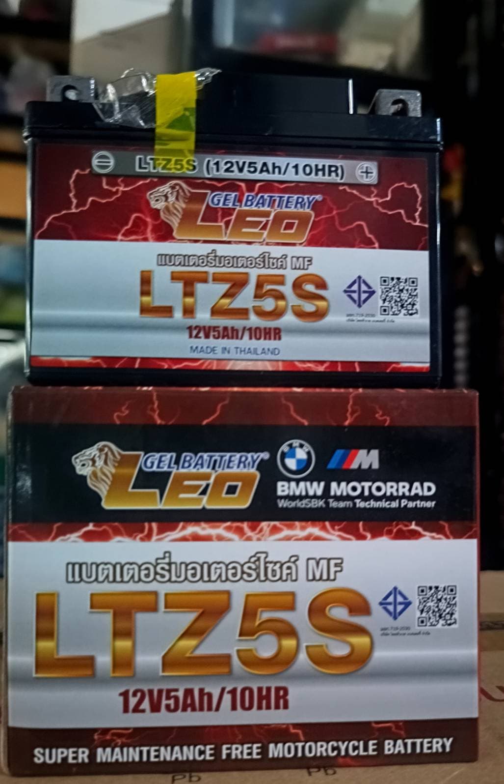 แบตเตอรี่ LEO LTZ5S 1 ลูก ราคา 200 บาท - Mana Racing Shop