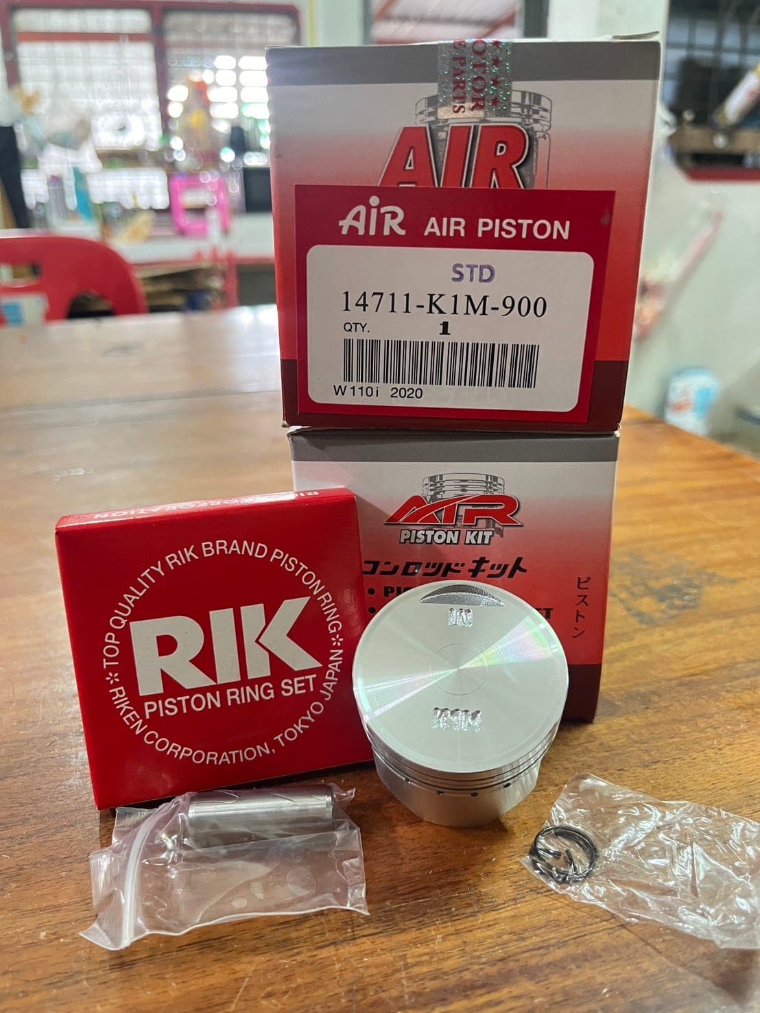 ลูกสูบ AIR Honda Wave110i LED 2021 2.50 49.50mm พร้อมสลัก แหวน คลิปล็อก 250 ราคา 219 บาท - Mana Racing Shop