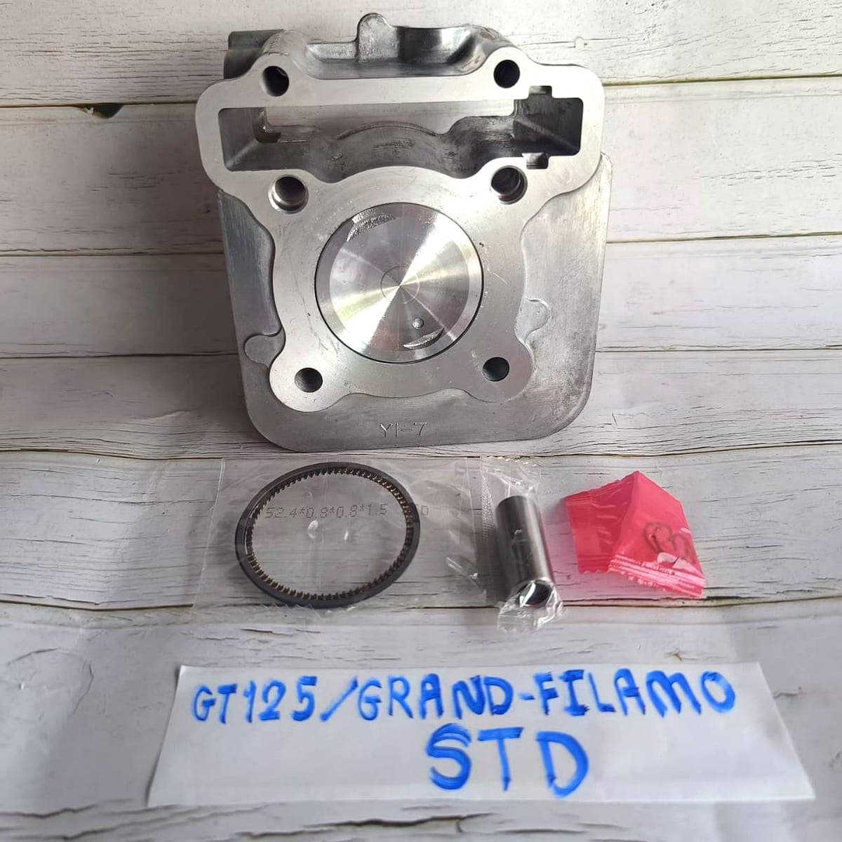 เสื้อสูบเดิม GT125 STD 52.4 mm ไม่มียี่ห้อ ราคา 450 บาท - Mana Racing Shop