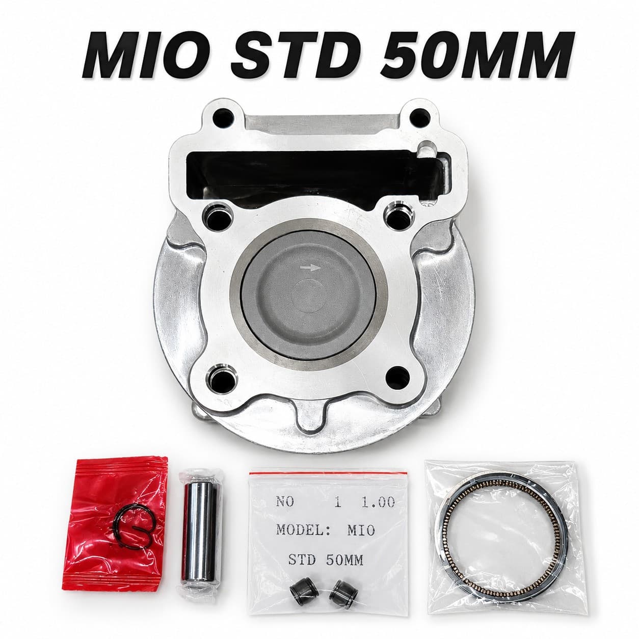 เสื้อสูบเดิม Mio STD 50 mm ไม่มียี่ห้อ ราคา 430 บาท - Mana Racing Shop