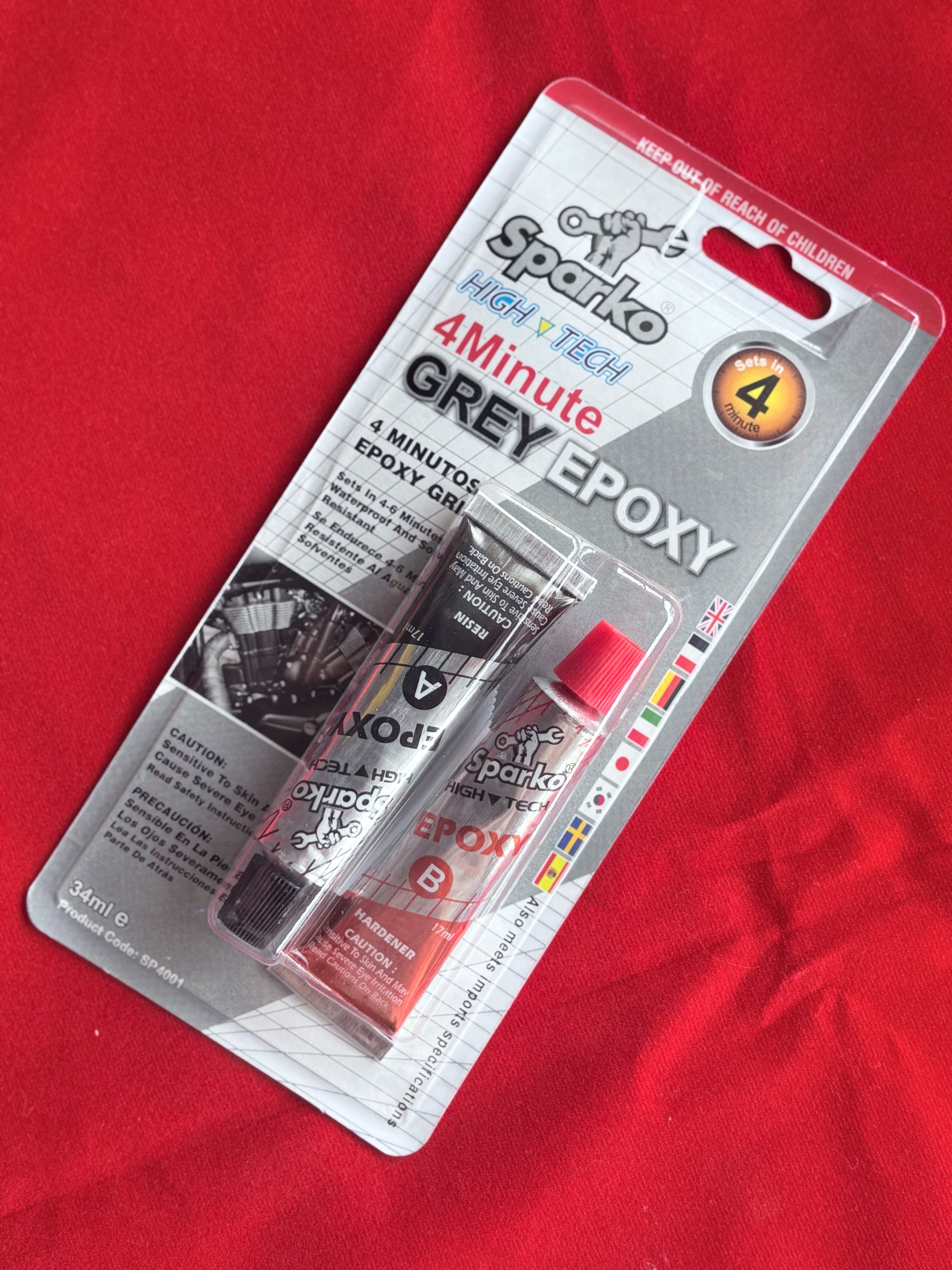 Sparko Epoxy กาวอีพ็อกซี่ ราคา 80 บาท - Mana Racing Shop