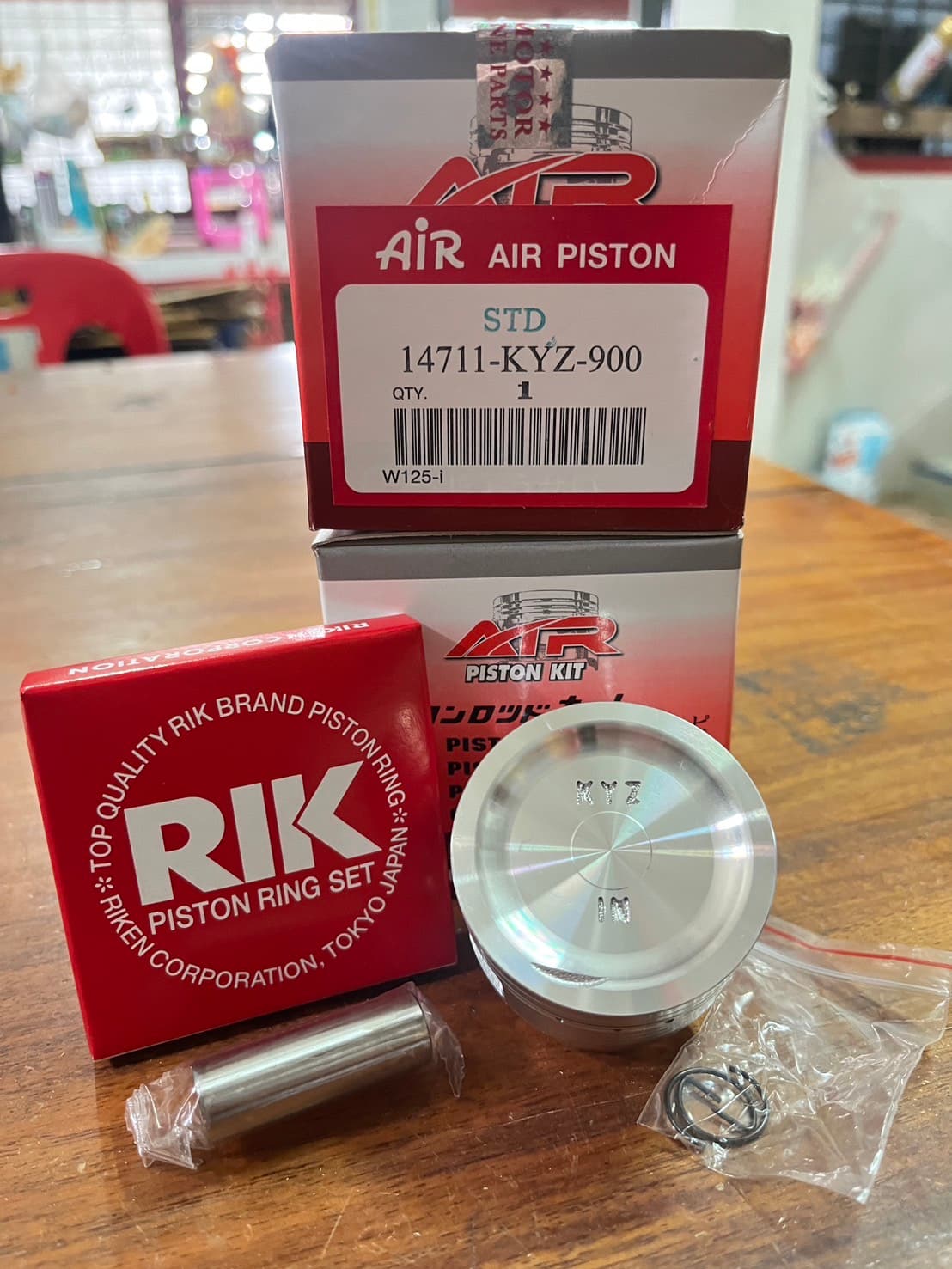 ลูกสูบ AIR W125I KYZ STD ราคา 219 บาท - Mana Racing Shop