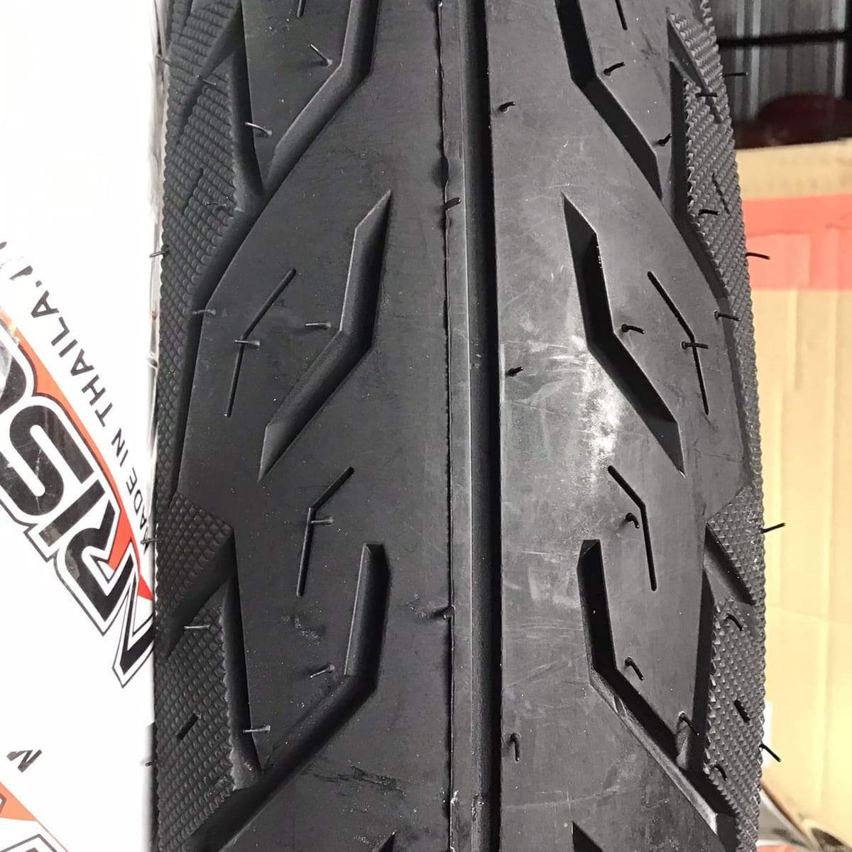 ยางนอก ARISUN เรเดียล ลายไฟ 100/80-14 ราคา 480 บาท - Mana Racing Shop