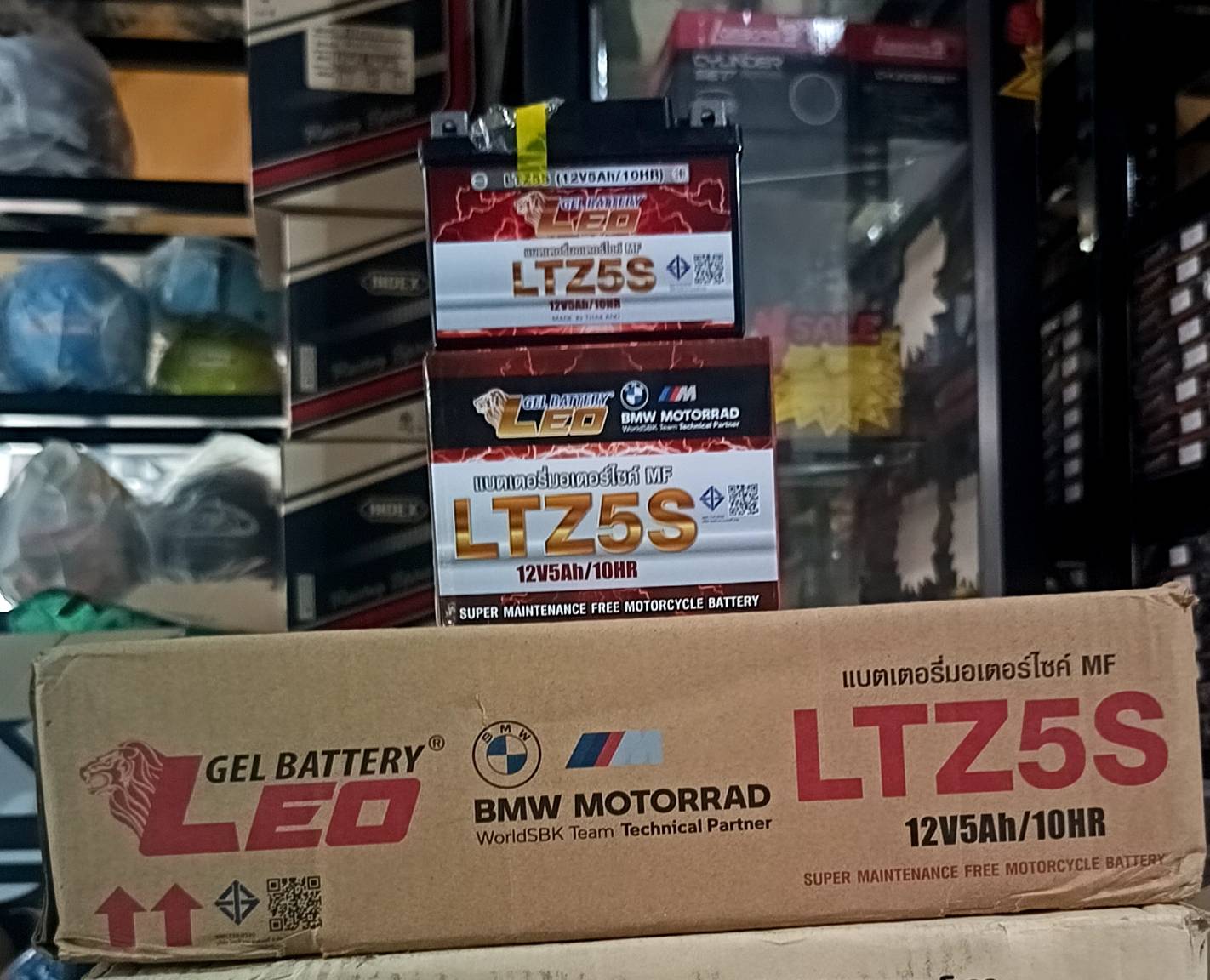 แบตเตอรี่ LEO LTZ5S ยกลัง 10 ลูก ราคา 1,950 บาท - Mana Racing Shop