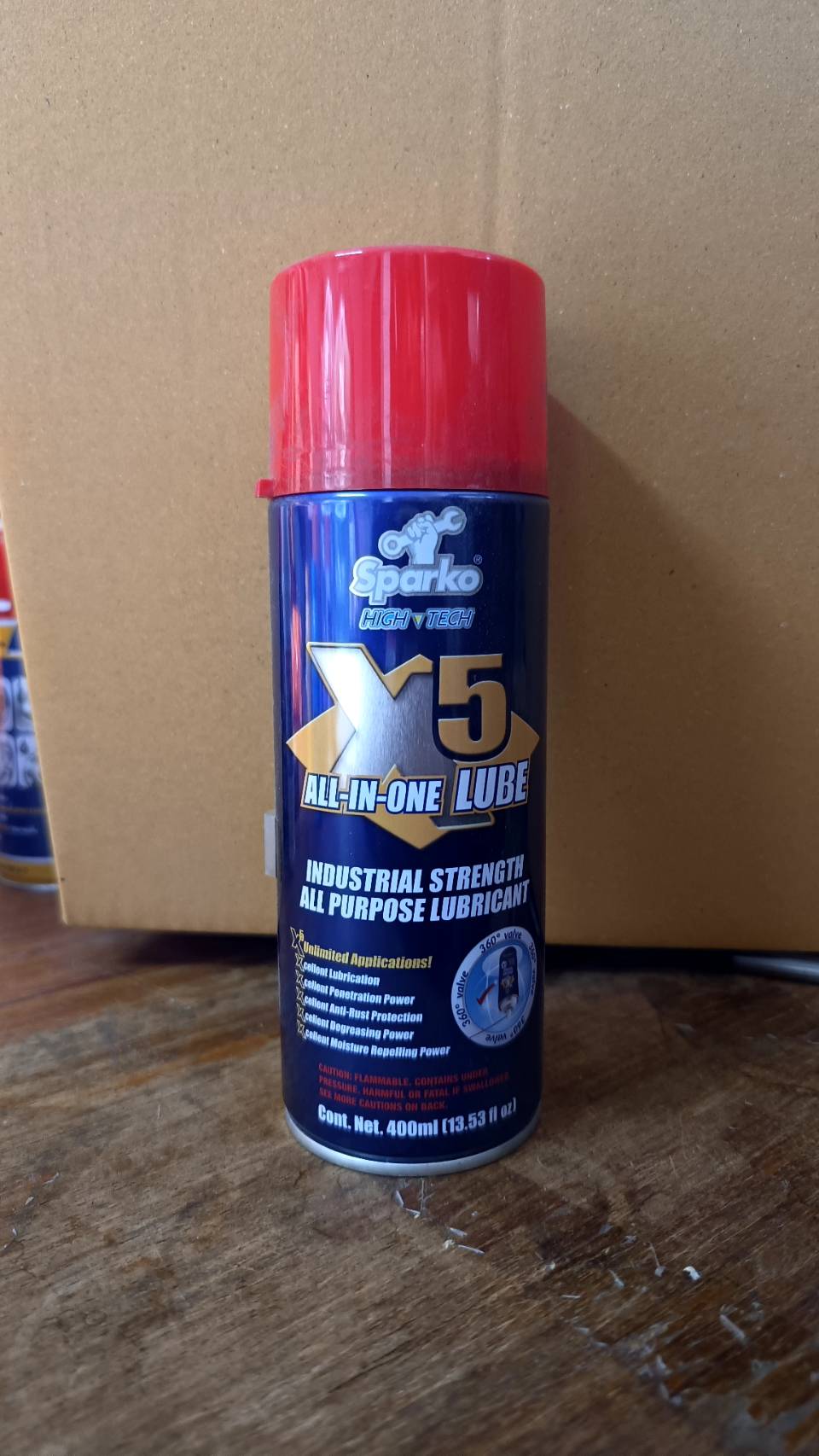 Sparko X5 All-in-One Lube 400ml ราคา 120 บาท - Mana Racing Shop
